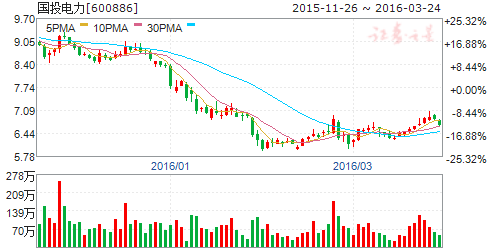 国投电力（600886）股票